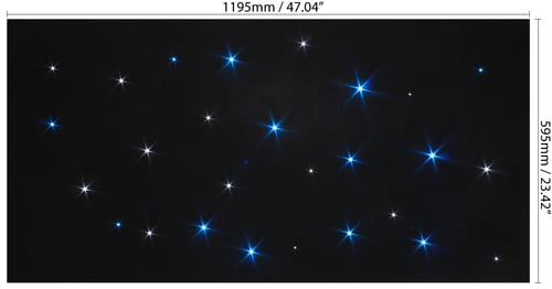StarEFX modular fibre optic starry panel