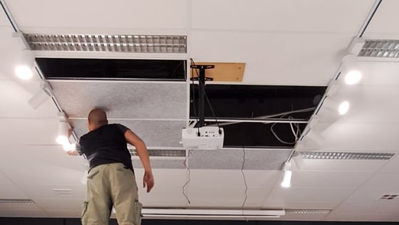 StarEFX Panel Installation Suspended Ceiling Grid