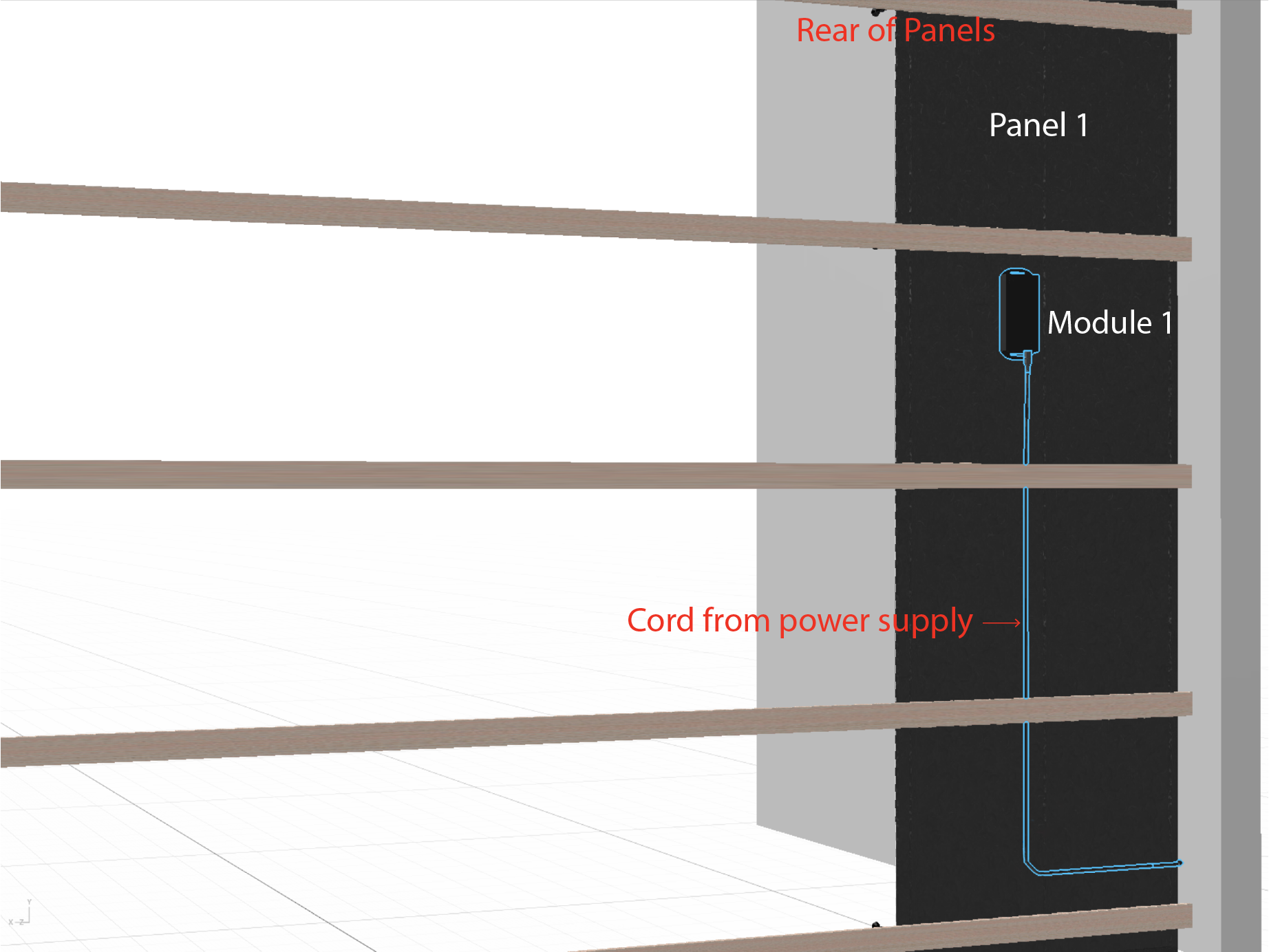 Install - Power to Module Details